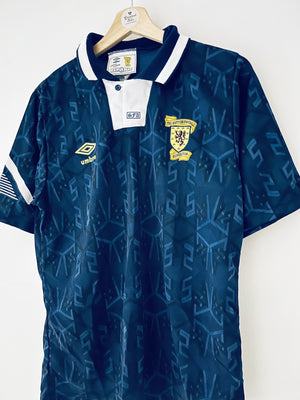 1991/94 Scotland Home Shirt (S) 9/10