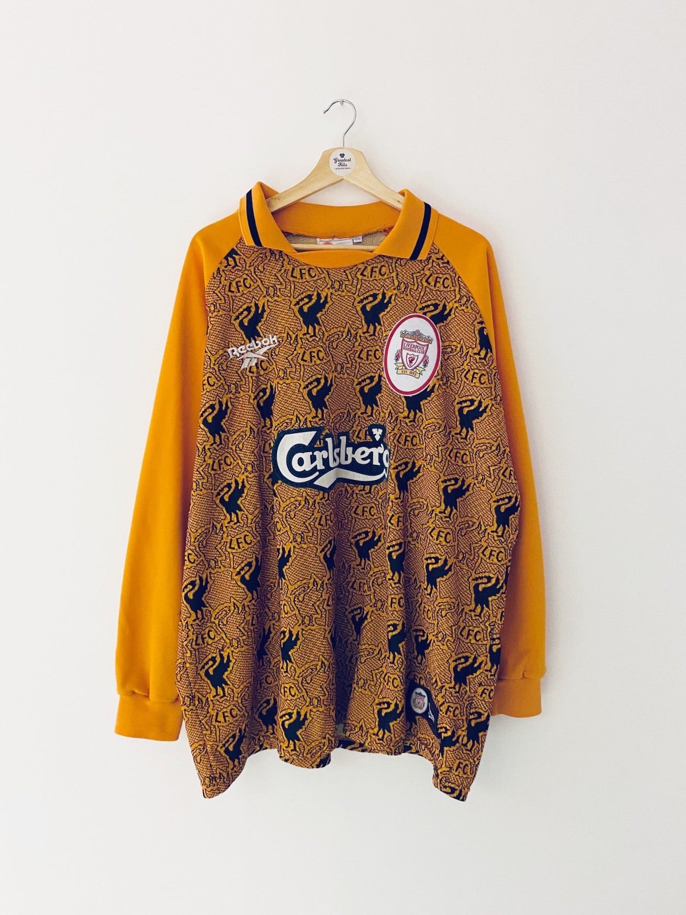 1996/97 Camiseta del Liverpool GK (XL) 8/10 