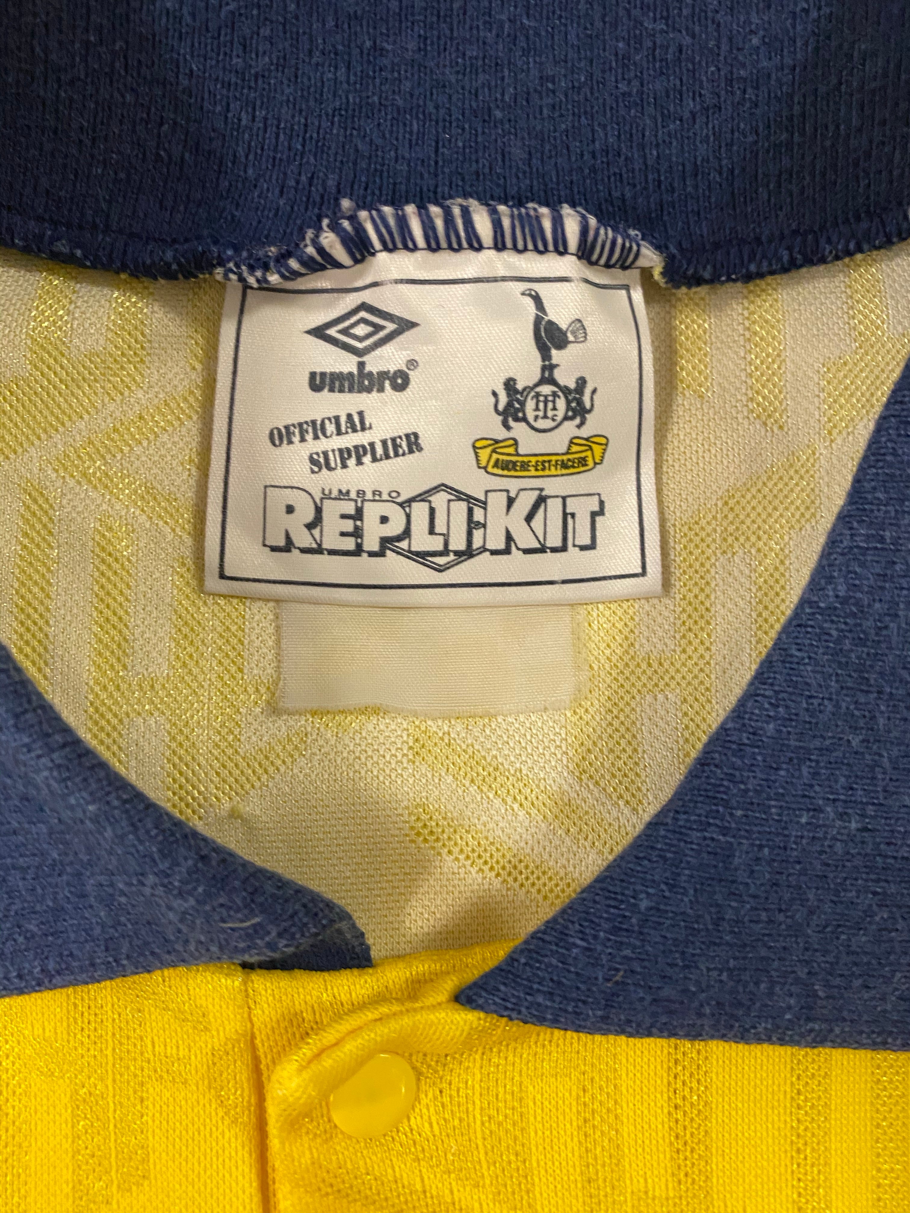 1991/95 Camiseta visitante del Tottenham Hotspur (XL) 8.5/10