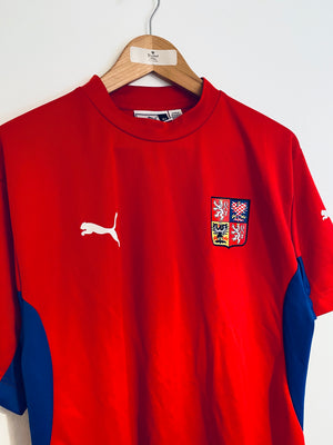 2002/04 Camiseta básica de local de República Checa (XL) 9/10
