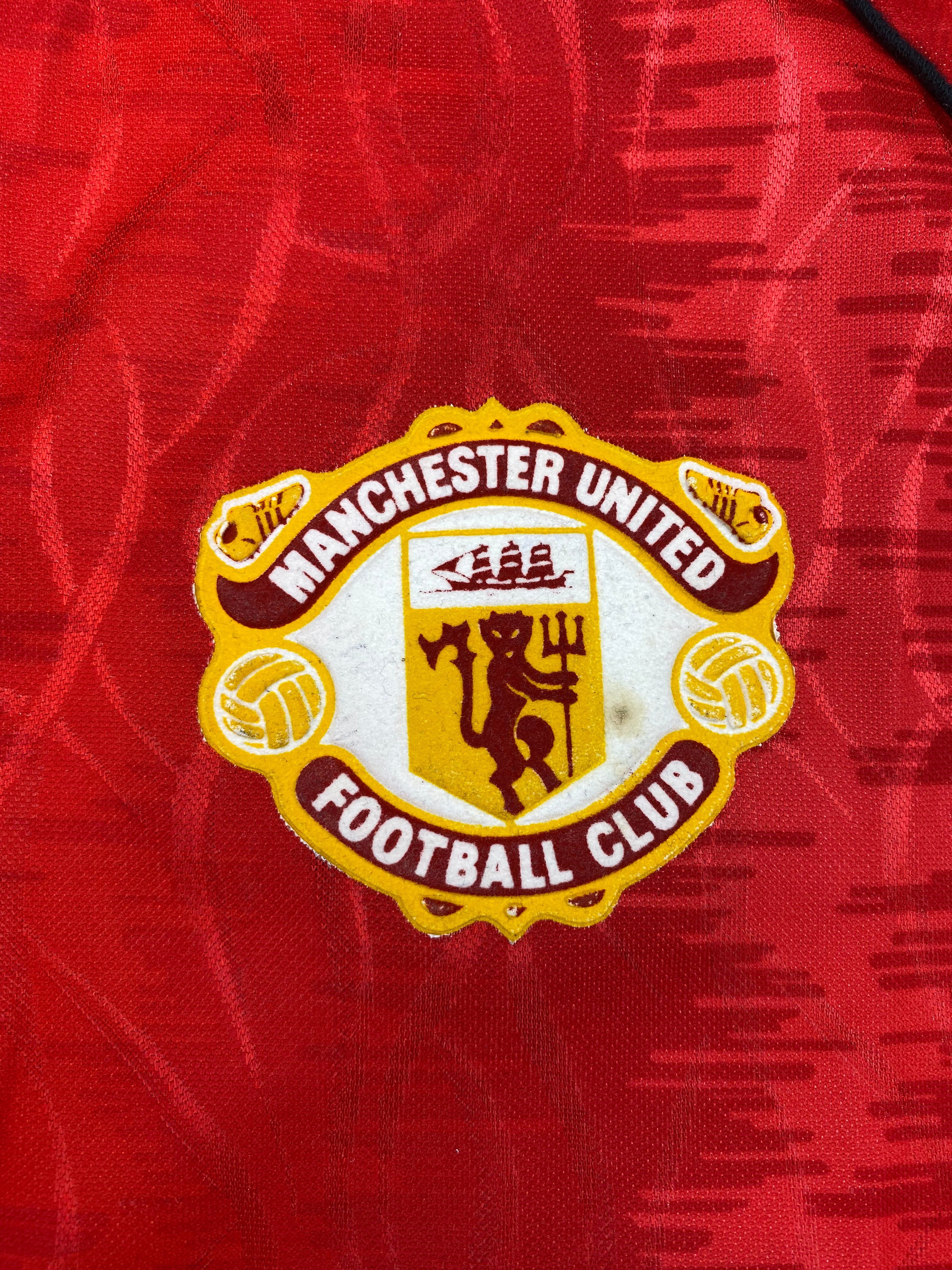 1990/92 Manchester United Home Shirt (L) 8.5/10