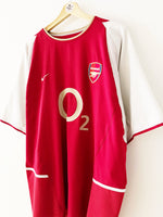 2002/04 Arsenal Home Shirt (XL) 8/10