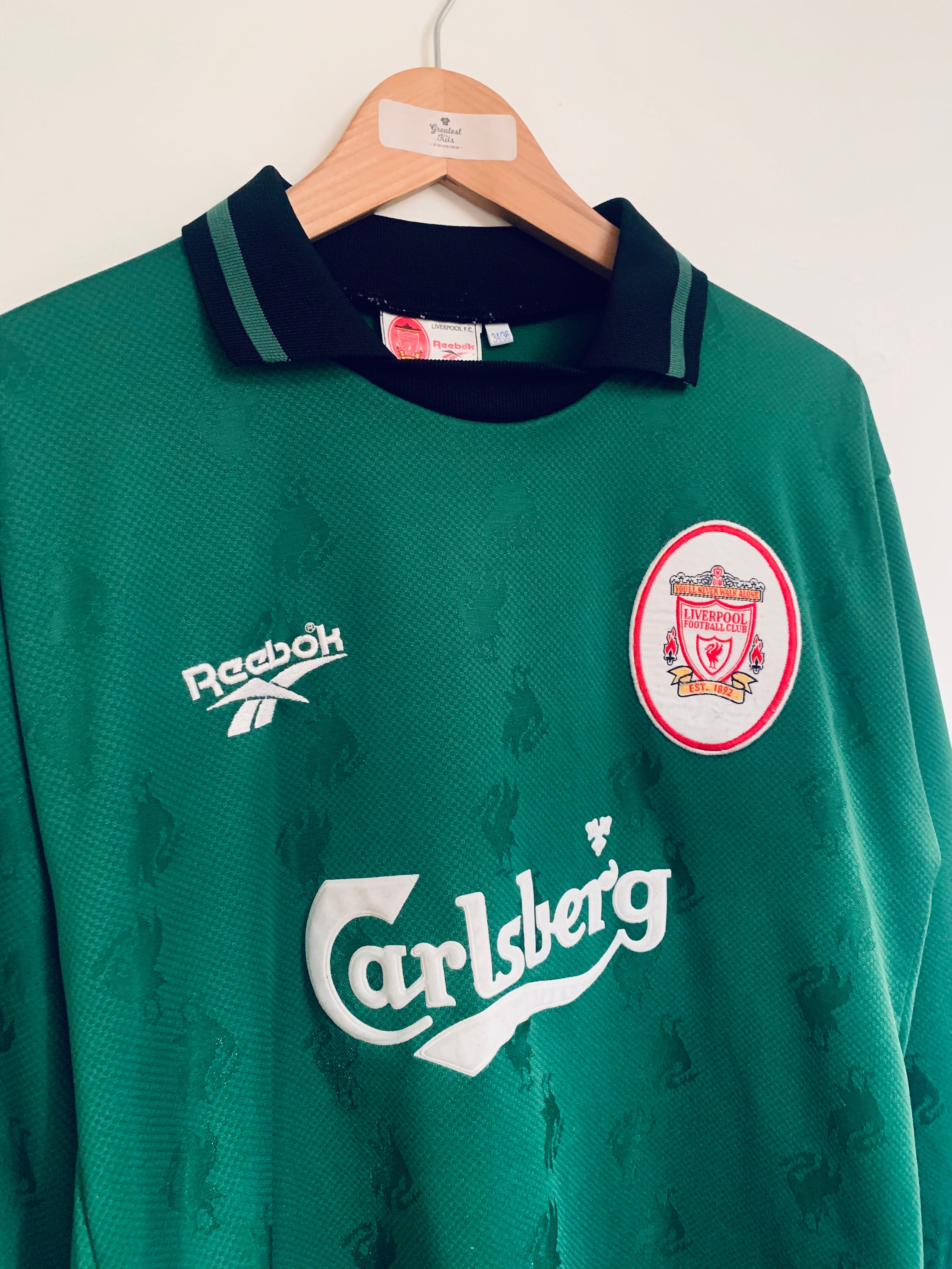 1996/97 Camiseta del Liverpool GK (S) 9/10