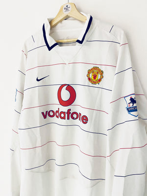 2004/05 Manchester United Third L/S Shirt Smith #14 (XL) 9/10