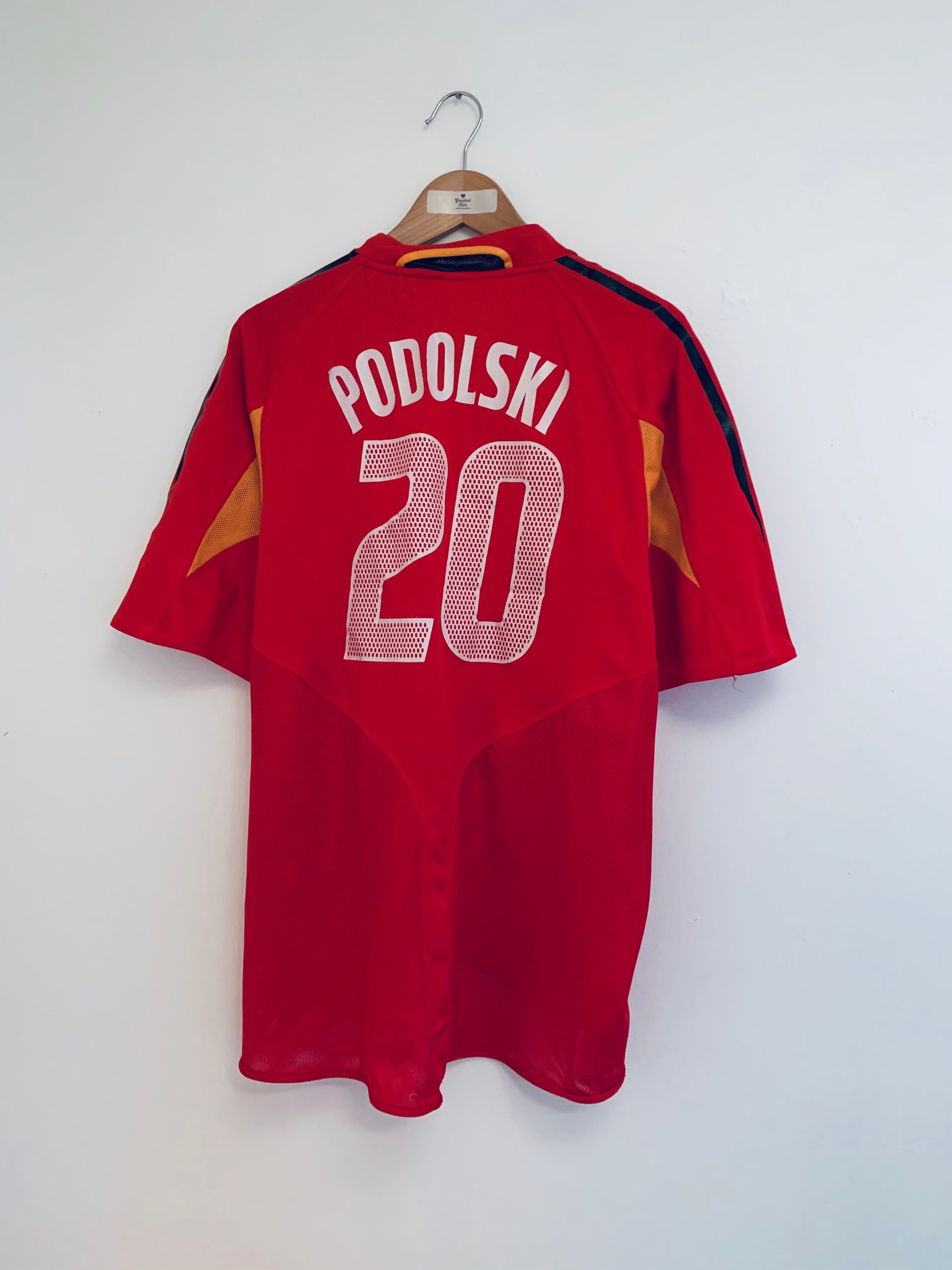 2004/06 Allemagne Troisième Maillot Podolski #20 (XL) 7.5/10