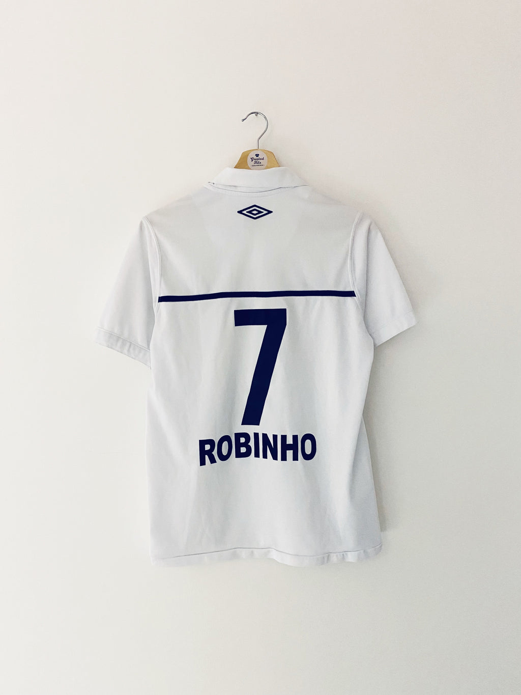 Camiseta local del Santos 2010 Robinho #7 (S) 9/10 