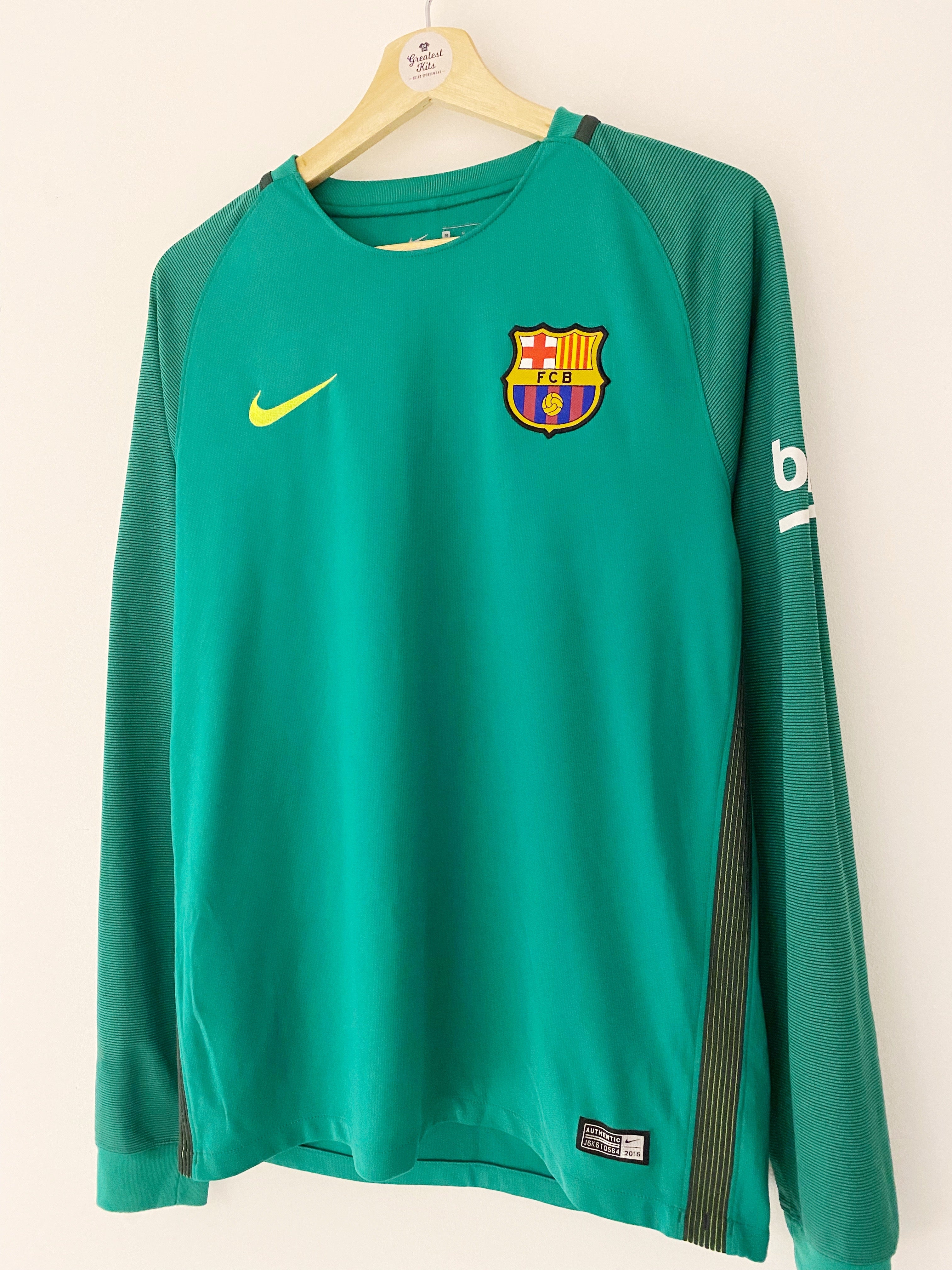 2016/17 Barcelona GK Shirt (M) 9.5/10