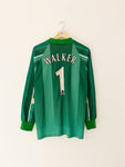 1998/99 Tottenham Hotspur GK Shirt Walker #1 (S) 7.5/10
