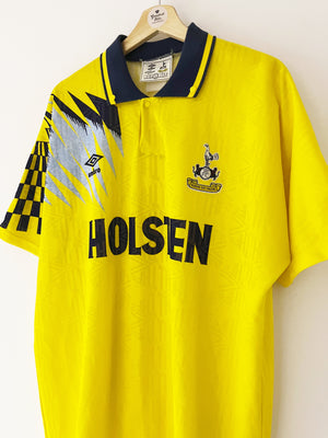 1991/95 Camiseta visitante del Tottenham Hotspur (XL) 9/10