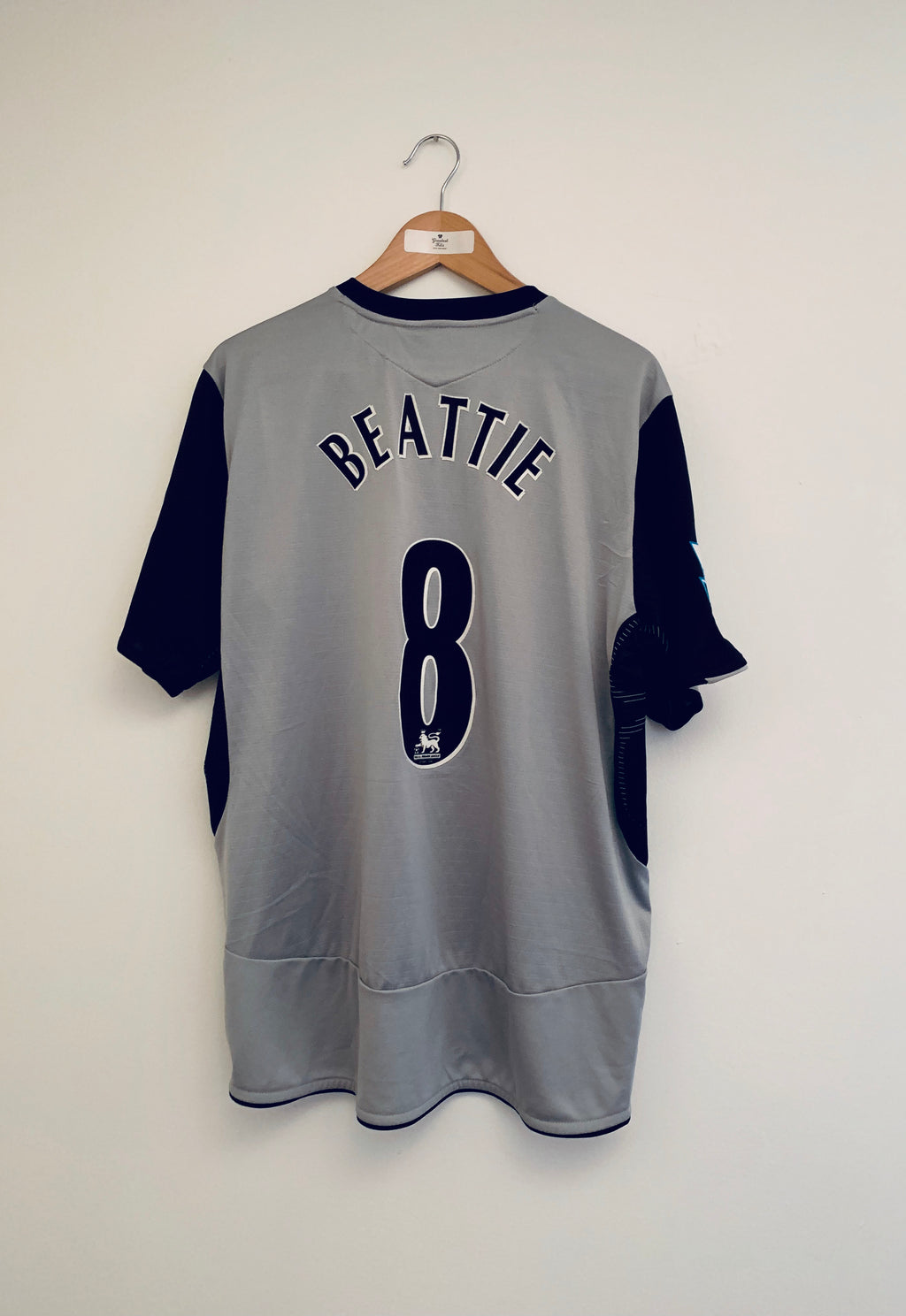 2005/06 Everton Maillot extérieur Beattie #8 (XL) 9,5/10