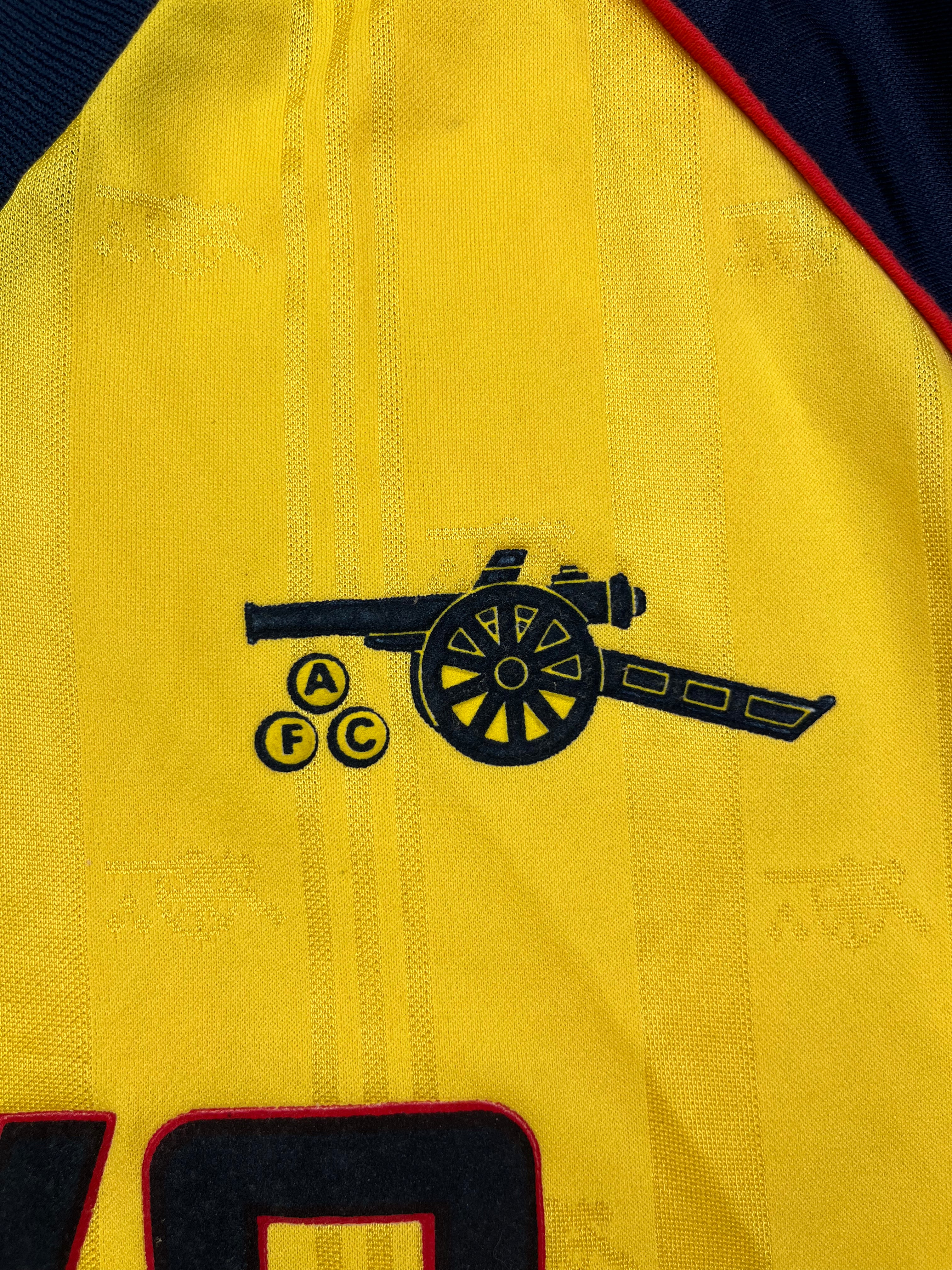 1989/91 Camiseta visitante del Arsenal (S) 9/10