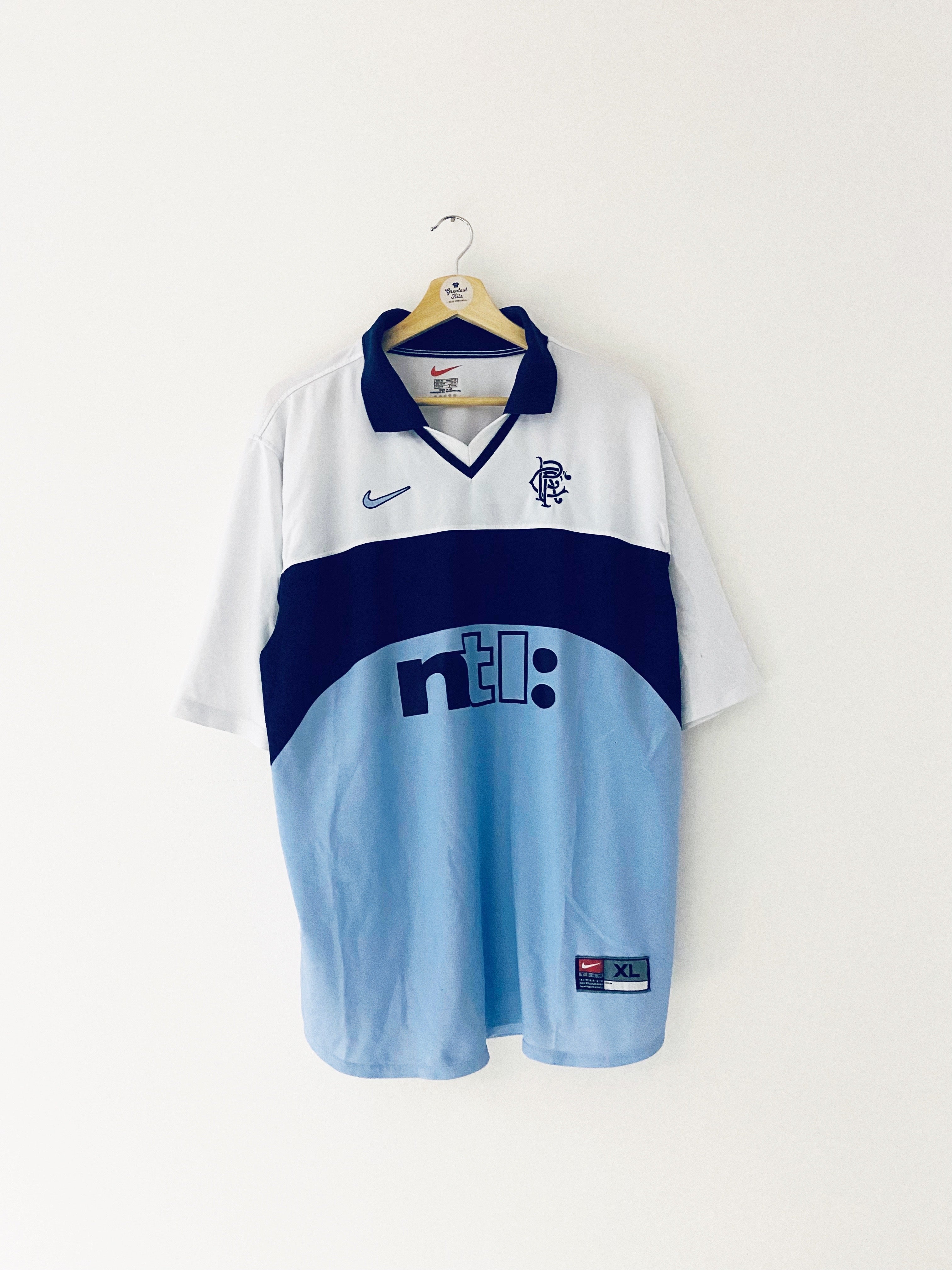 1999/00 Rangers Away Shirt (XL) 7/10 – Greatest Kits