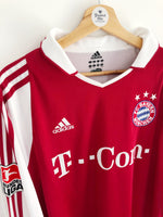 2004/05 Bayern Munich *Player Issue* Home L/S Shirt Ballack #13 (XL) 8/10