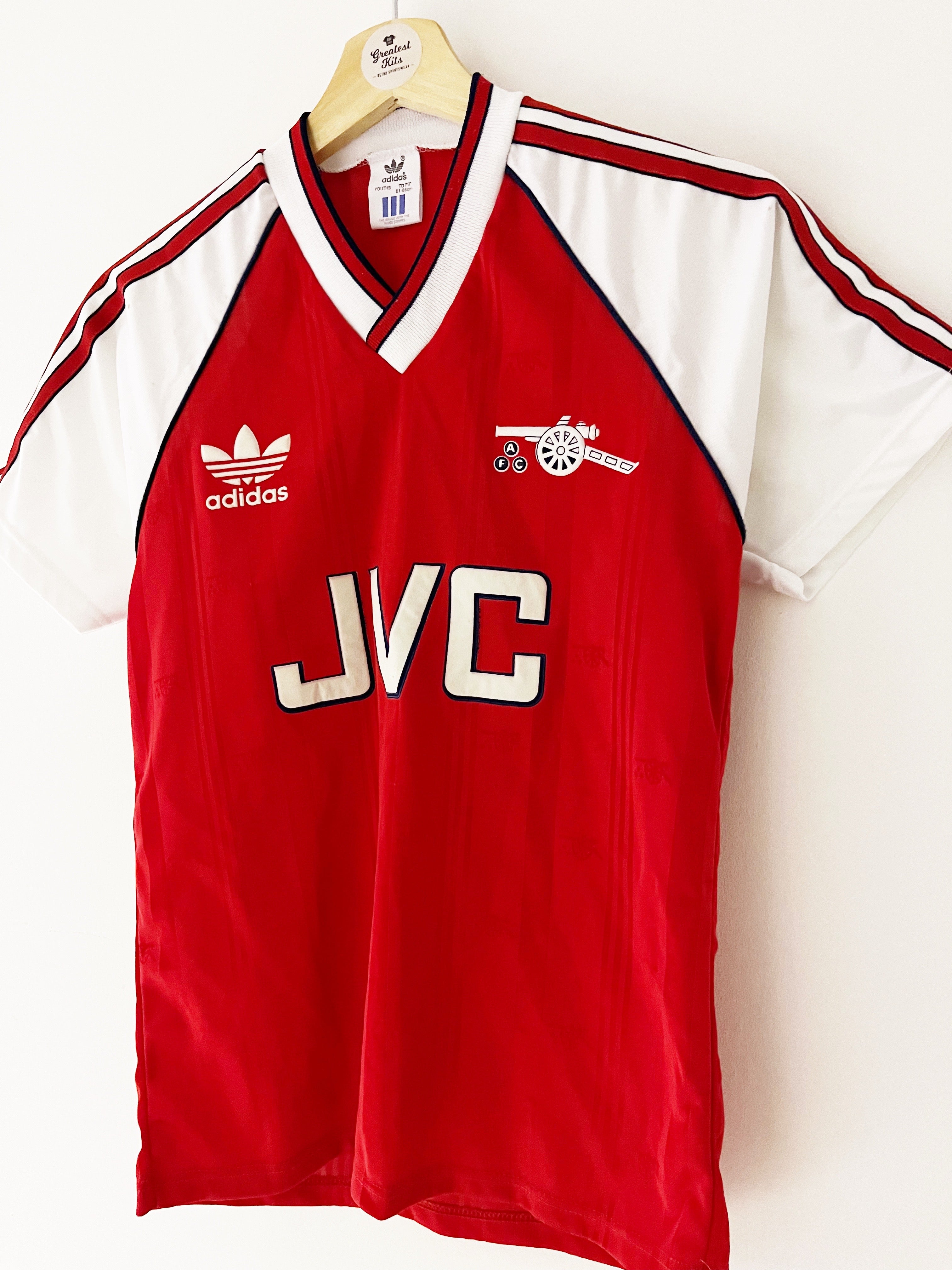 Camiseta de local del Arsenal 1988/90 (Y) 7,5/10