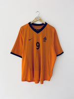2000/02 Camiseta de local de Holanda Kluivert #9 (XL) 8.5/10