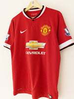 2014/15 Manchester United Home Shirt Di Maria #7 (M) 9/10