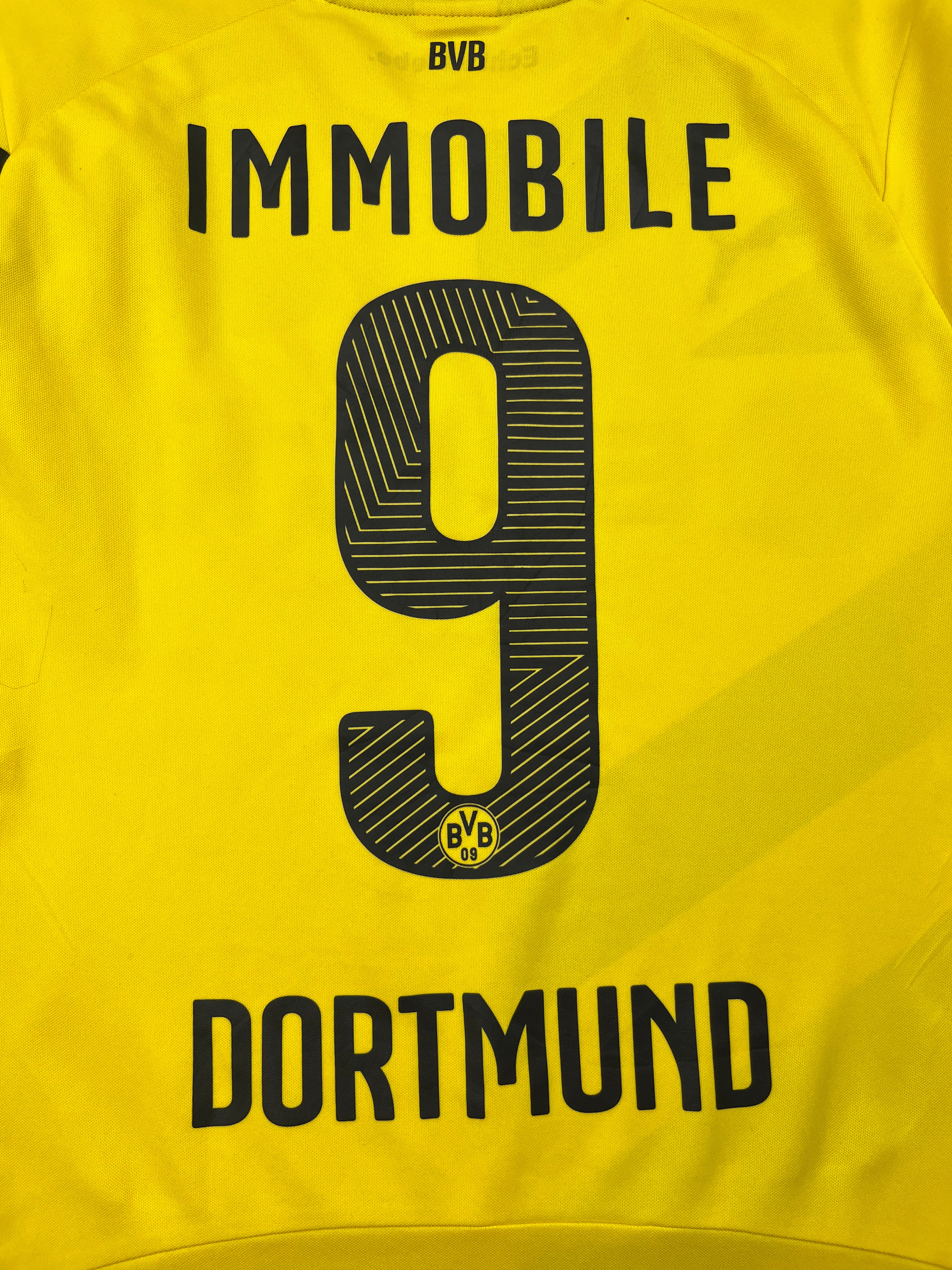 2014/15 Borussia Dortmund Home Shirt Immobile #9 (M) 9/10