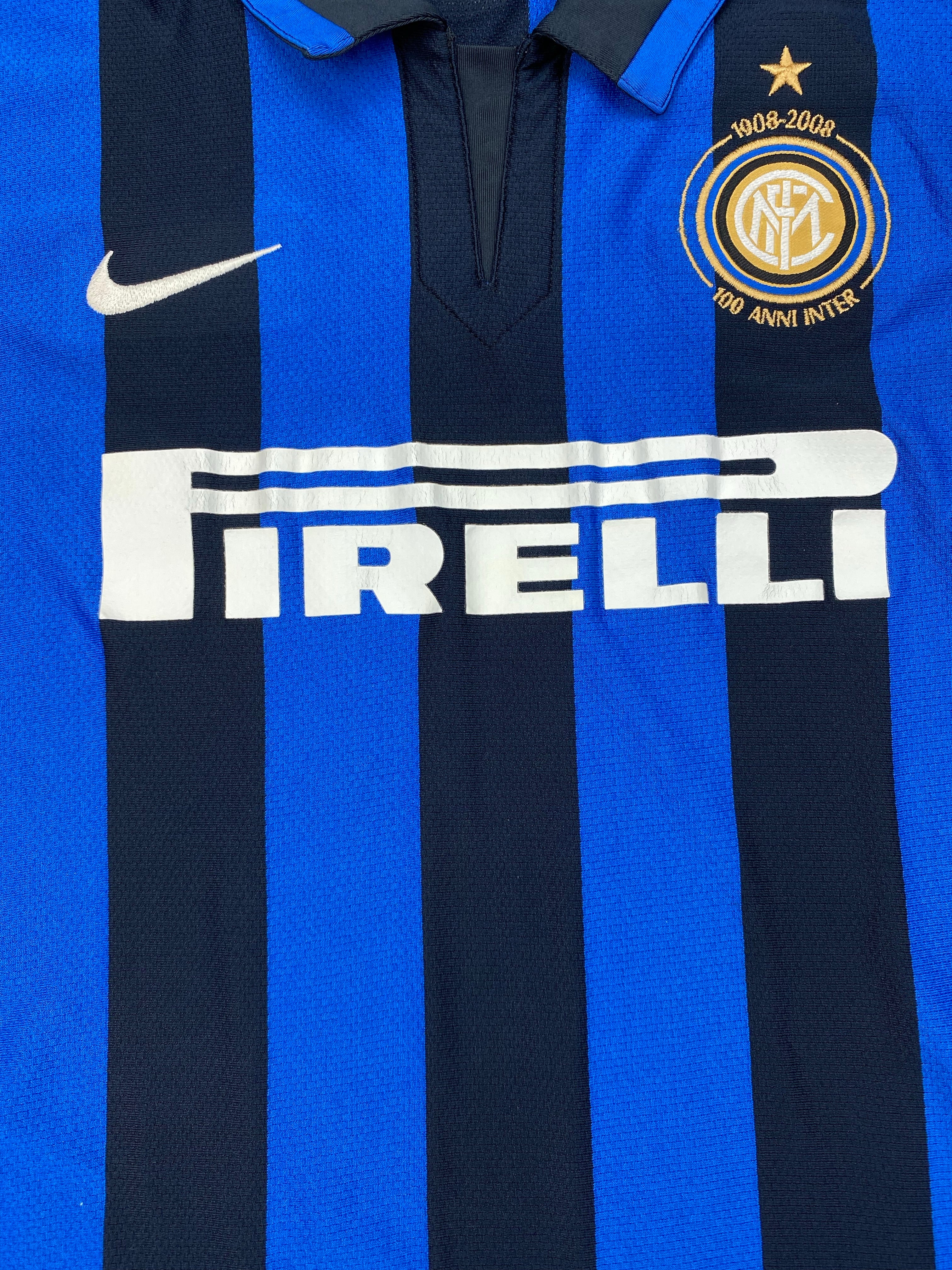 2007/08 Inter Milan Home Centenary Shirt (XL.Boys) 8.5/10