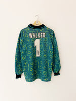 1996/97 Tottenham Hotspur GK Maillot Walker #1 (S) 7/10