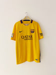 2015/16 Barcelona Away Shirt (XL) 9/10