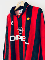 Maillot AC Milan Domicile L/S 1994/95 (L) 9/10 