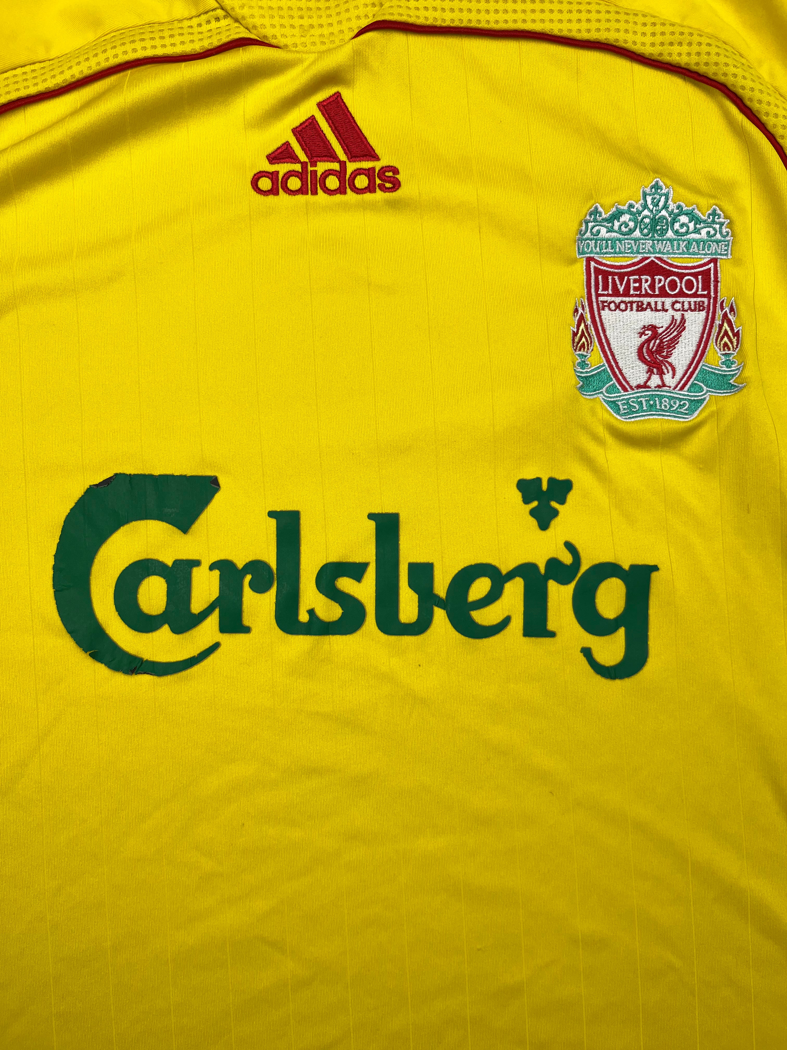 Camiseta visitante del Liverpool 2006/07 (L) 7/10