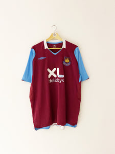 2008/09 Camiseta local del West Ham (XL) 9/10