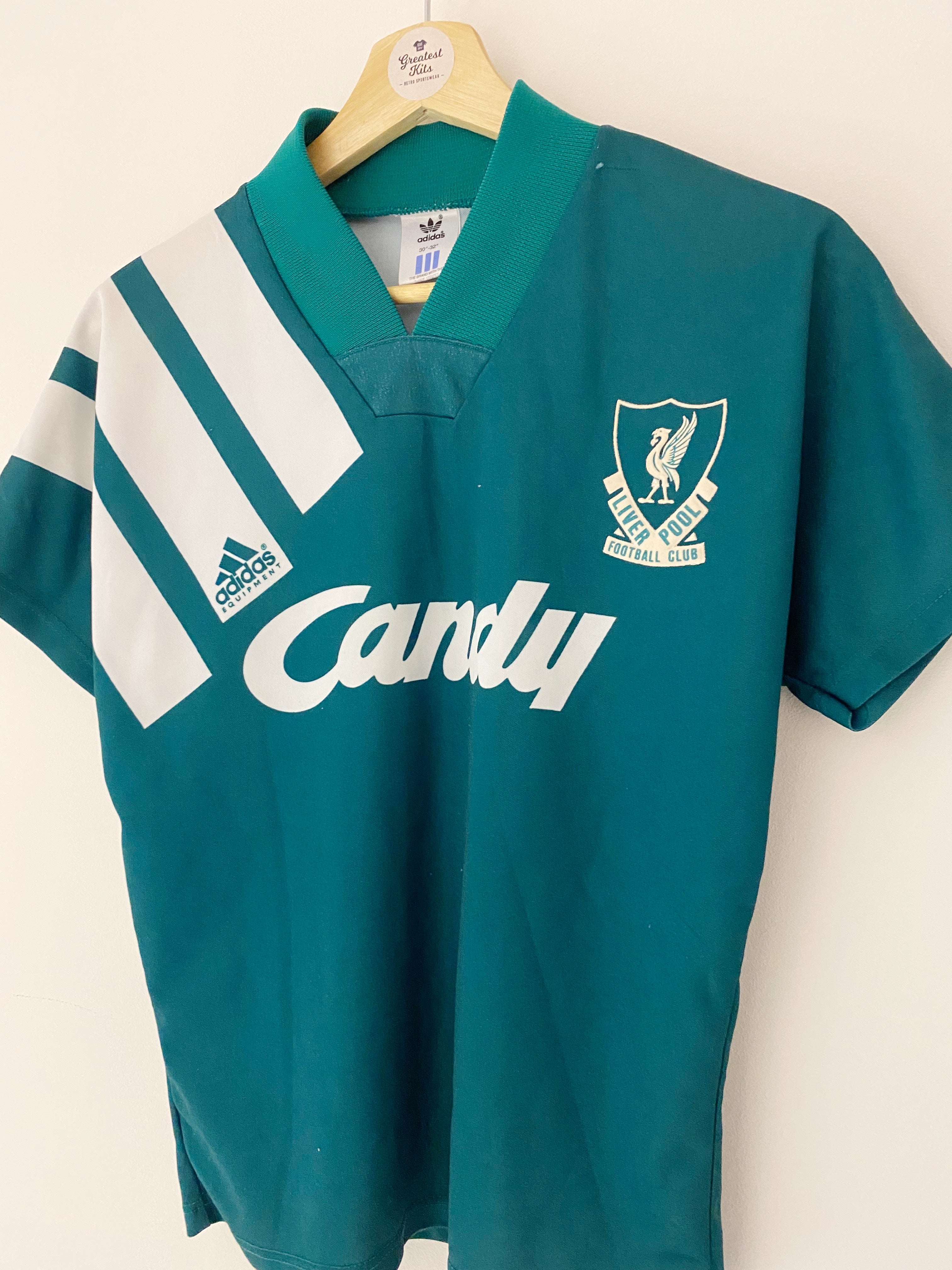 Adidas 91-92 Liverpool Away Shirt - Grade 8 91-92 Liverpool Away Shirt -  Grade 8