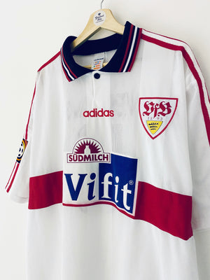 1996/97 Stuttgart Home Shirt Verlaat #5 (XXL) 9/10