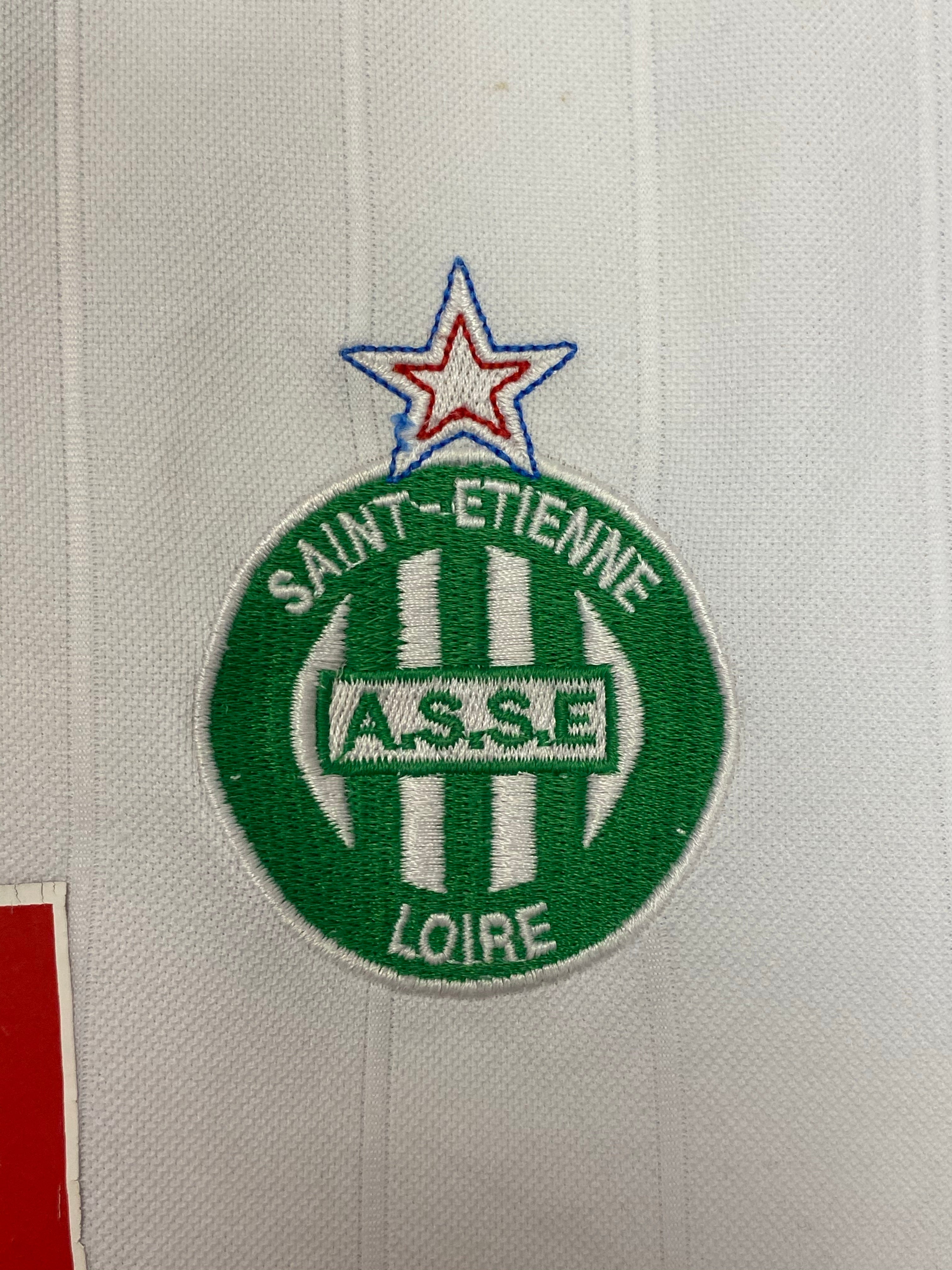 2002/03 Camiseta visitante de Saint Etienne Carteron # 3 (S) 6/10