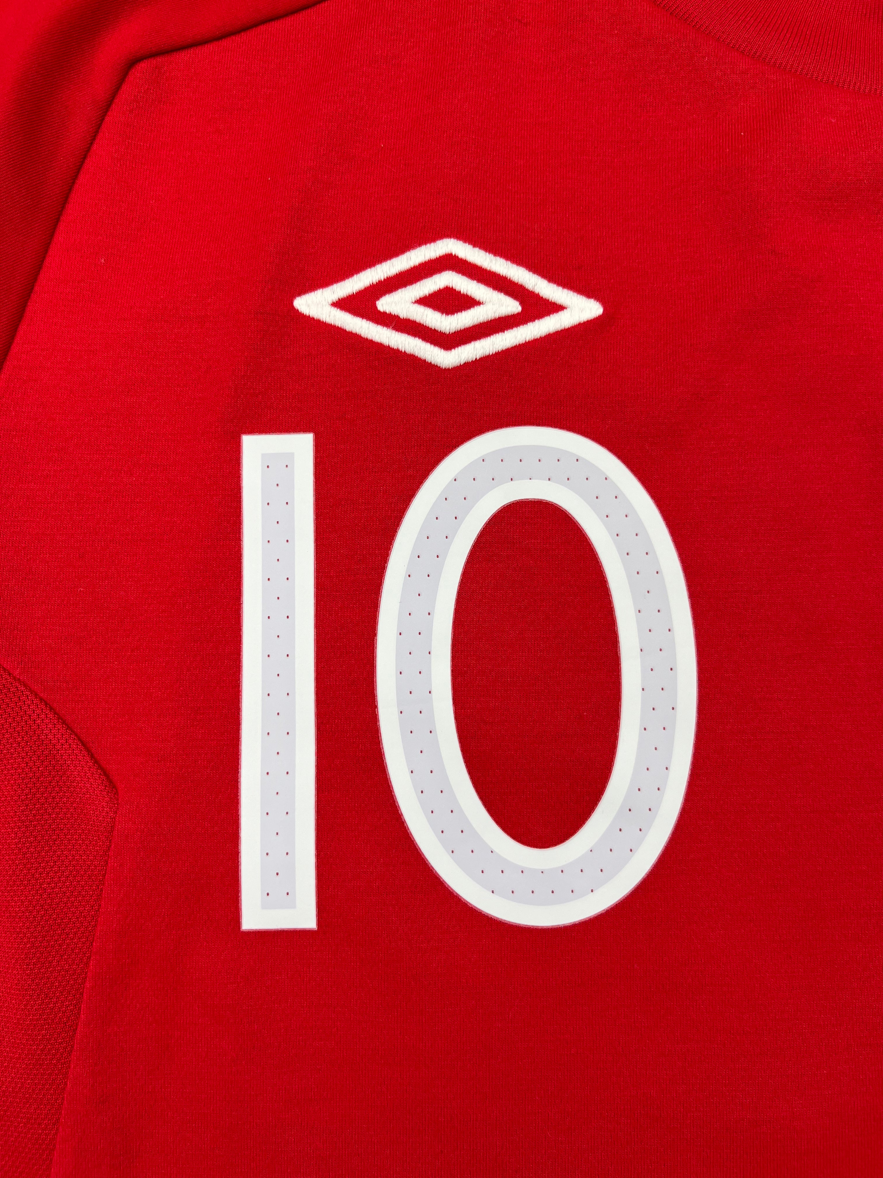 2010/11 England Away Shirt Rooney #10 (L) 9/10