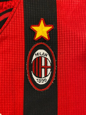 1997/98 Camiseta local del AC Milan Ibou n.º 13 (M) 7,5/10