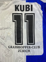 1997/98 Grasshoppers *Signed* Home Shirt Kubi #11 (L) 9/10
