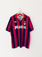 1992/93 AC Milan Home Shirt (XL) 9/10