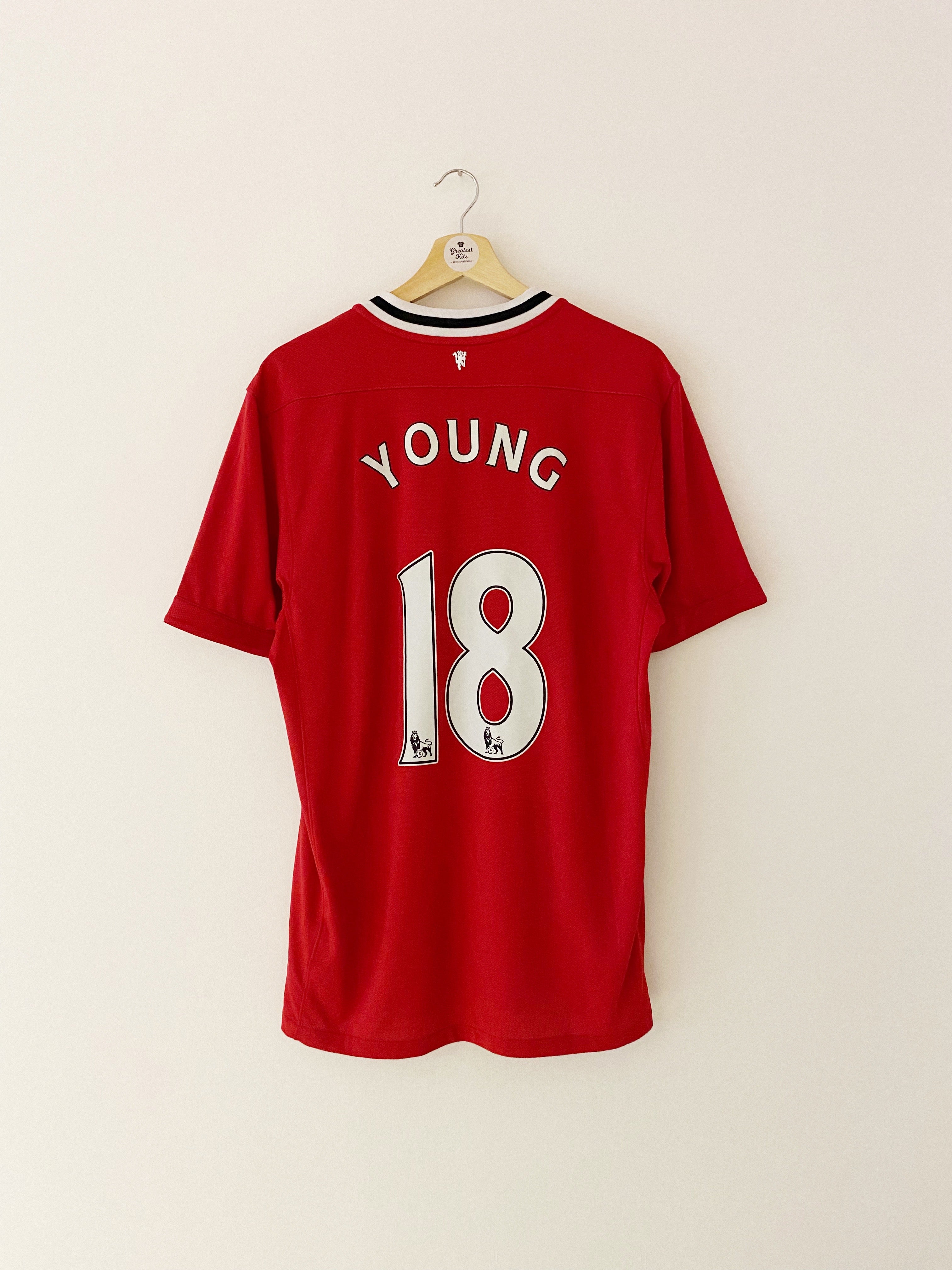 Camiseta de local del Manchester United 2011/12 joven n.º 18 (L) 9/10 