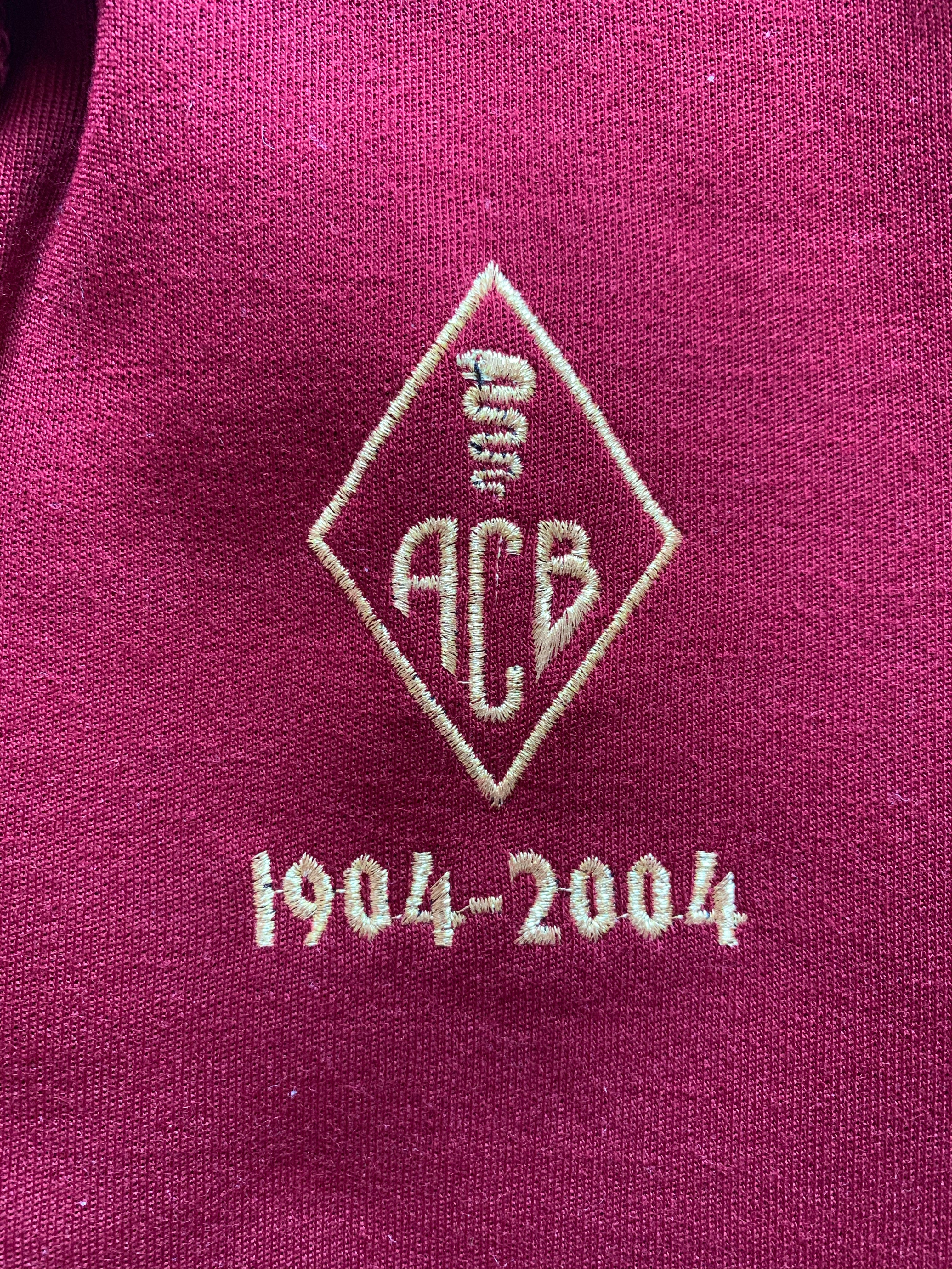 2004/05 Camiseta del centenario local del AC Bellizona (L) 9,5/10