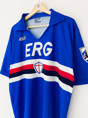 Maillot domicile Sampdoria 1991/92 (XL) 9,5/10
