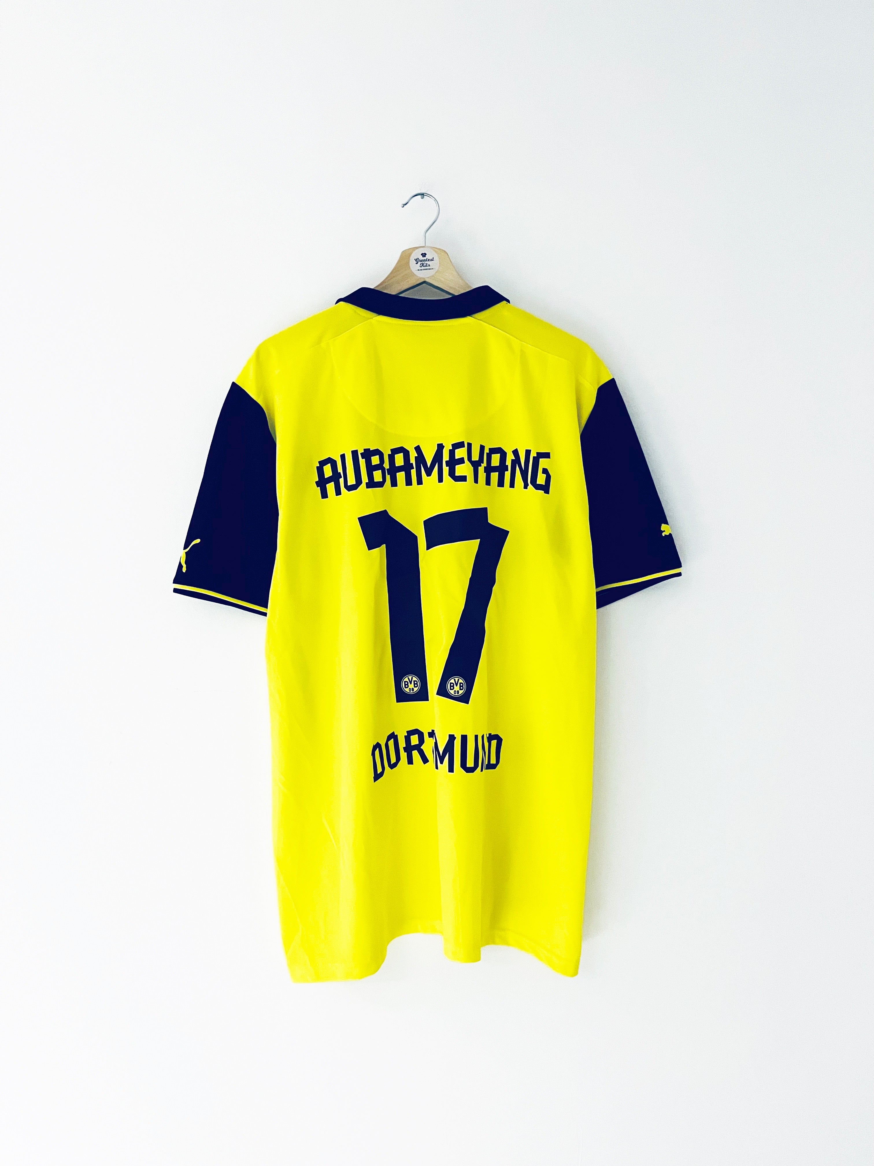 Borussia Dortmund 2017-2018 Home Long Sleeve Shirt #17 Aubameyang - Online  Store From Footuni Japan
