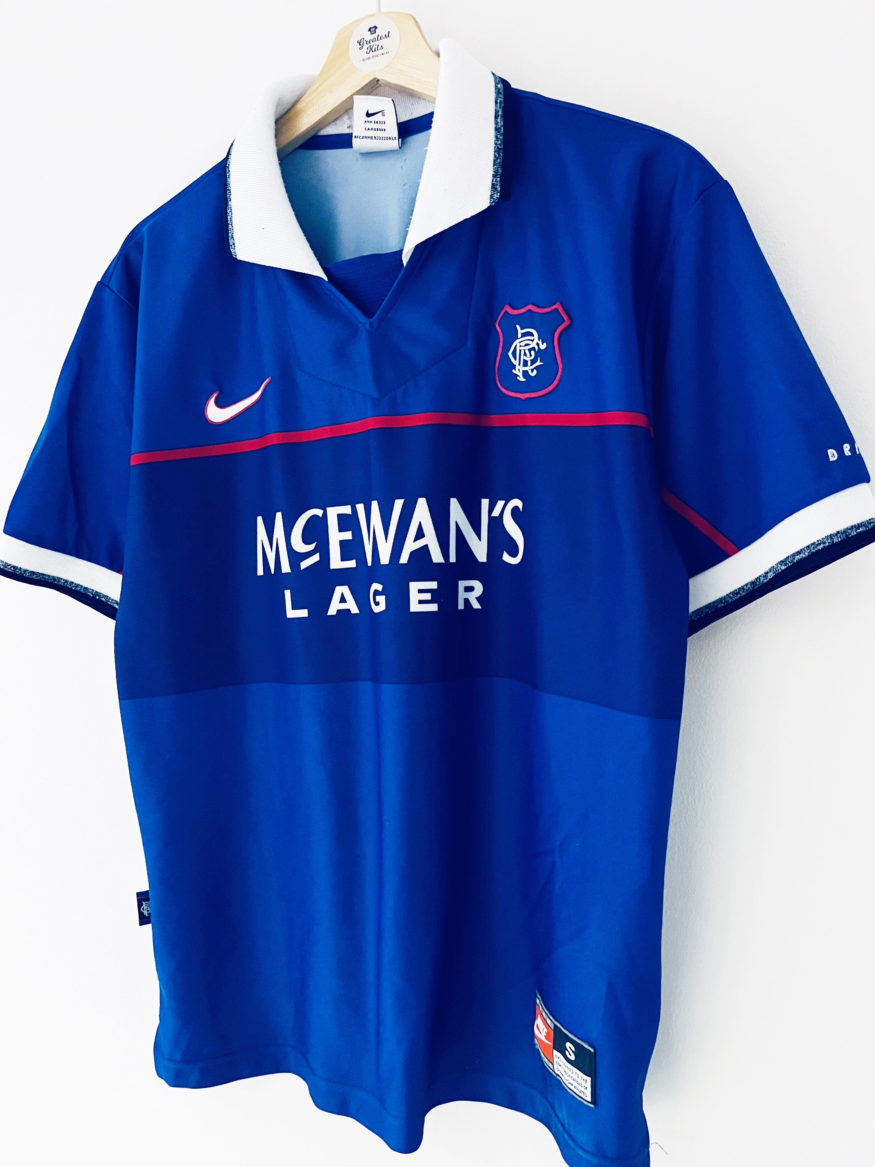 1998-99 Rangers Nike Away Shirt XL