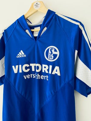 2005/06 Schalke Maillot Domicile Larsen #9 (S) 9/10