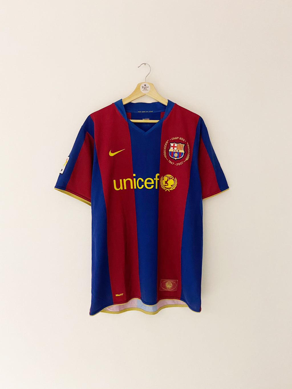 Camiseta de local del Barcelona 2007/08 (L) 7/10
