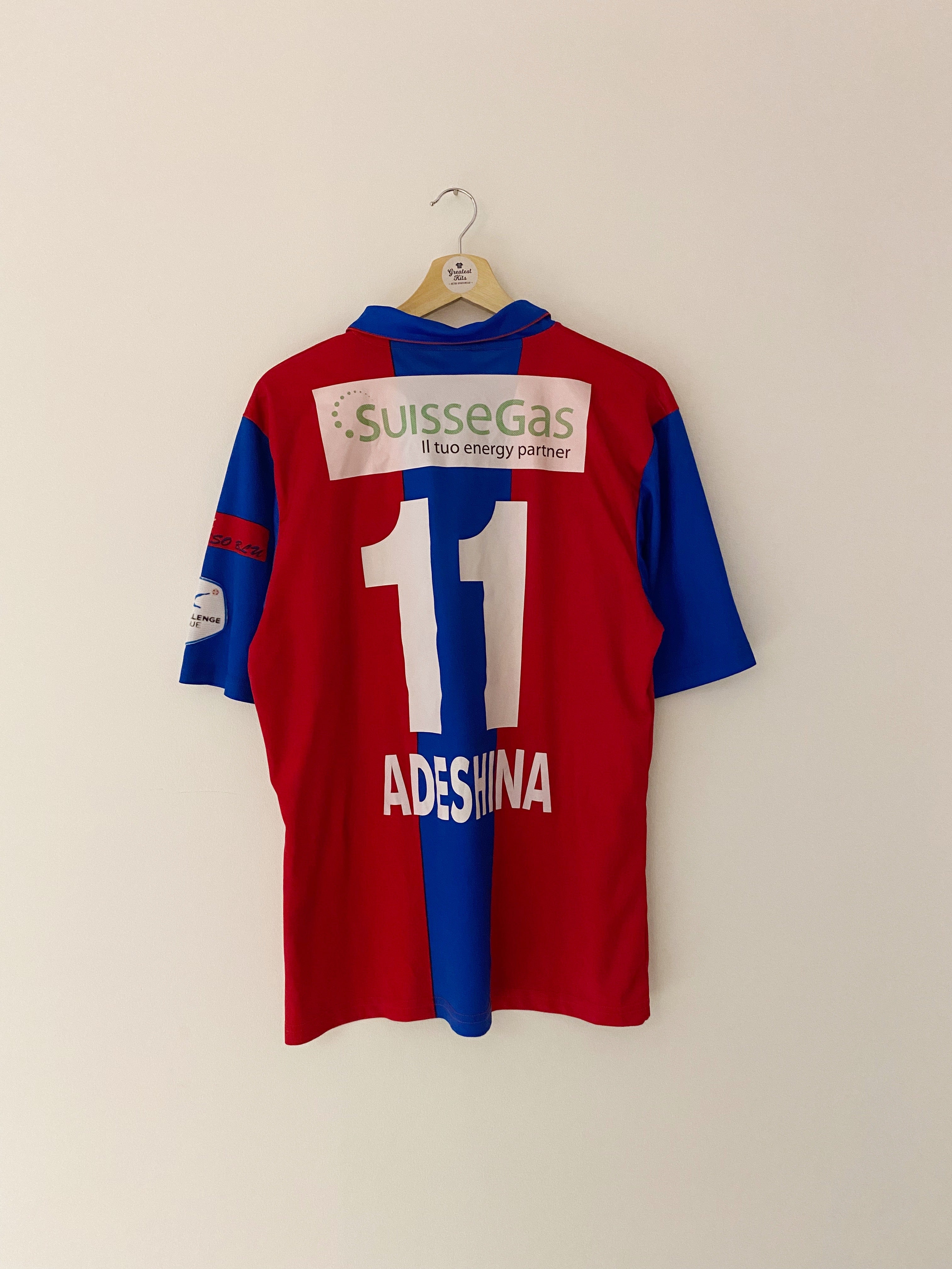 2012/13 FC Chiasso *Edición del jugador* Camiseta local Adeshina #11 (XL) 8.5/10