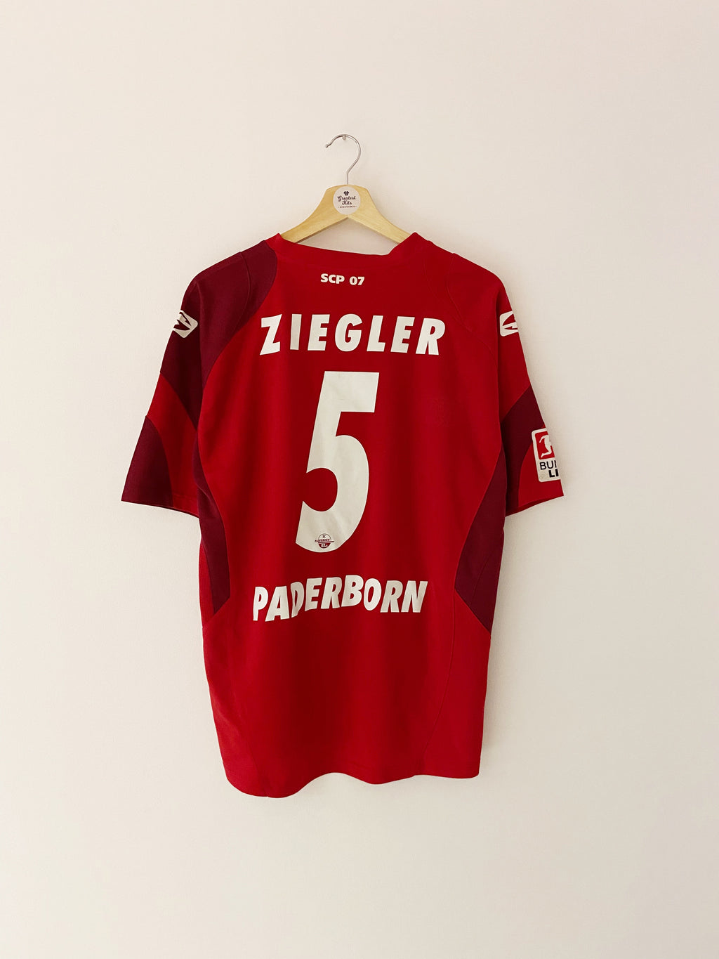 Camiseta visitante Paderborn 2012/13 Ziegler #5 (M) 8.5/10 