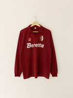1991/93 Torino Home L/S Shirt (XL) 8/10