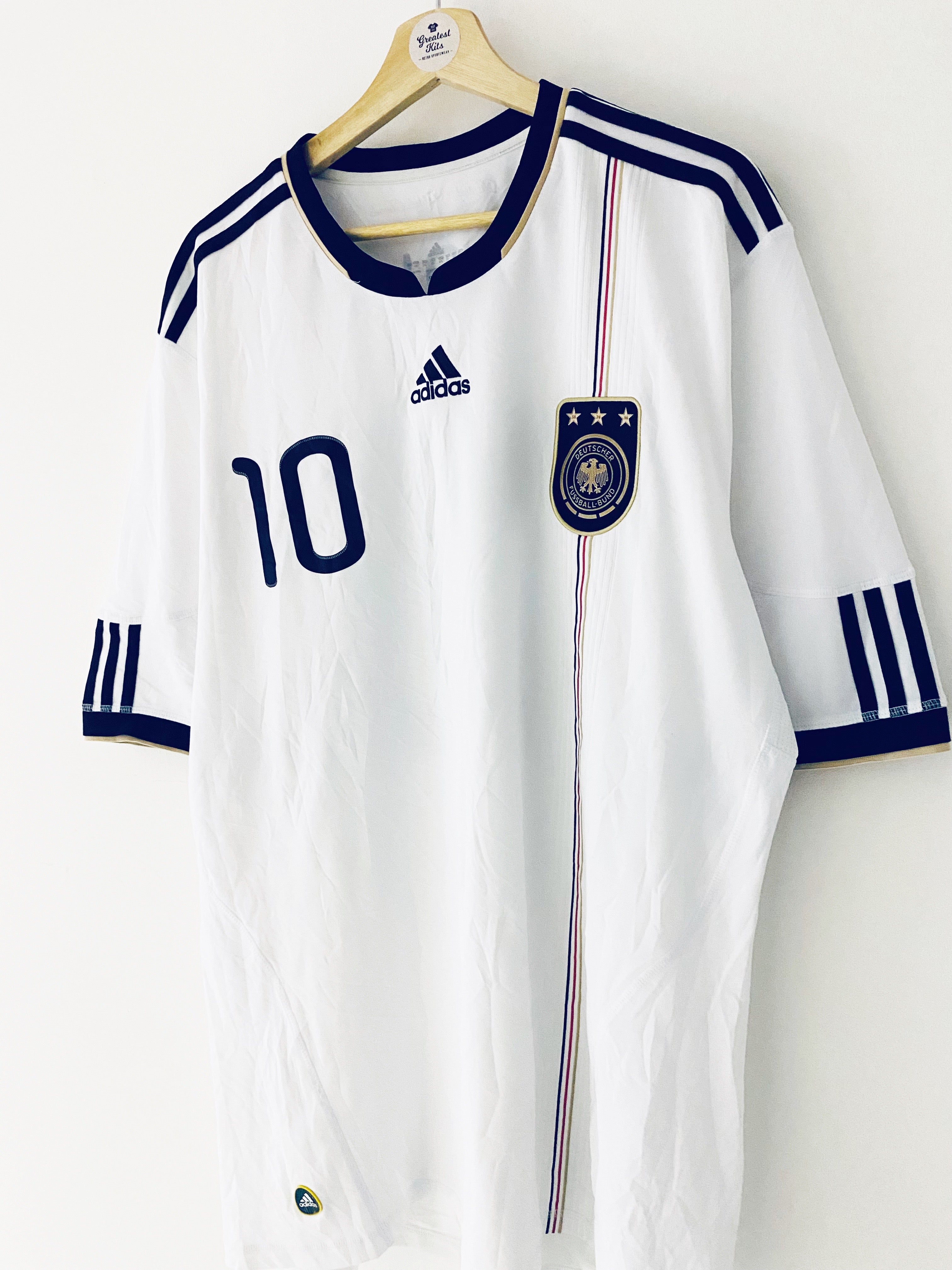 2010/11 Germany Home Shirt Podolski #10 (XXL) 9/10