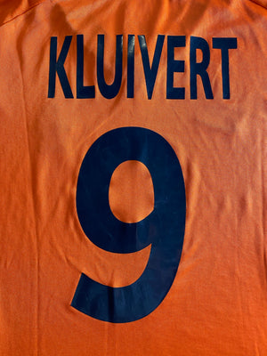 2000/02 Camiseta de local de Holanda Kluivert #9 (XL) 8.5/10