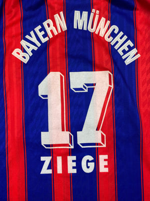 1995/97 Maillot Domicile du Bayern Munich Ziege #17 (L) 8/10