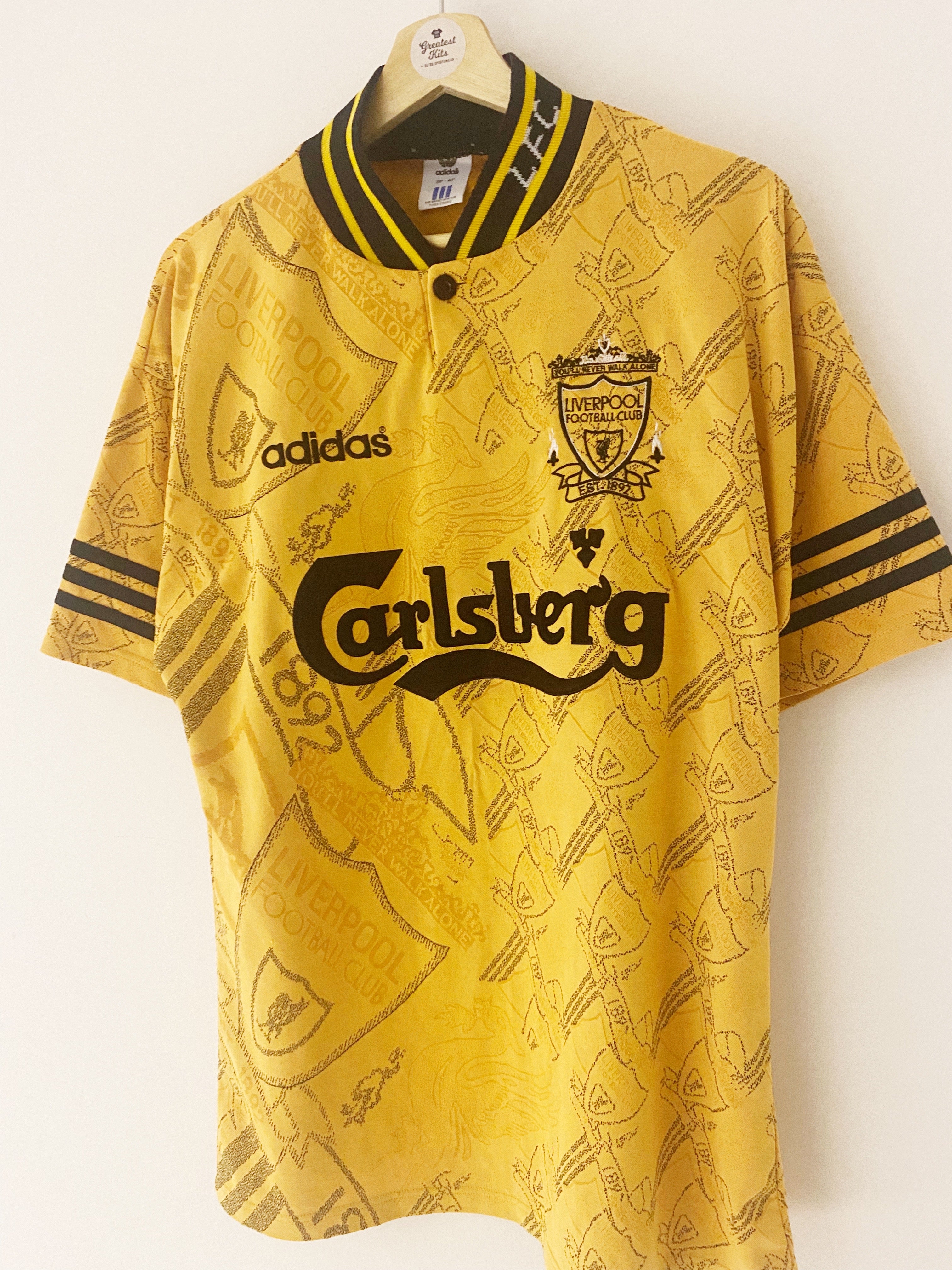 1994/96 Tercera camiseta del Liverpool (M) 9/10