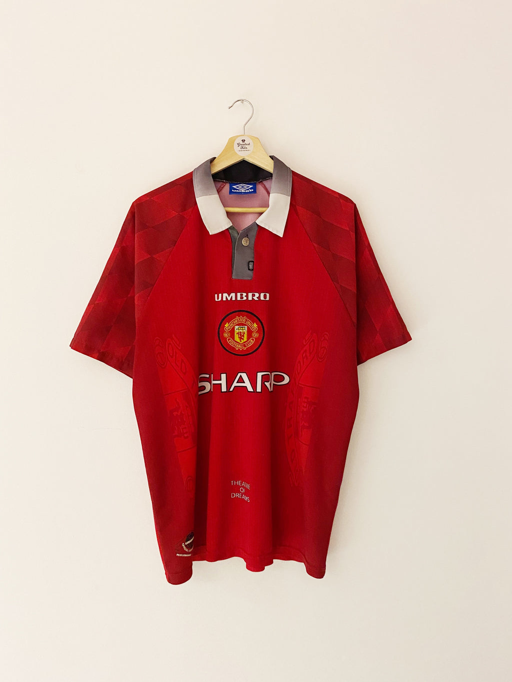 Maillot domicile Manchester United 1996/98 (L) 8.5/10 