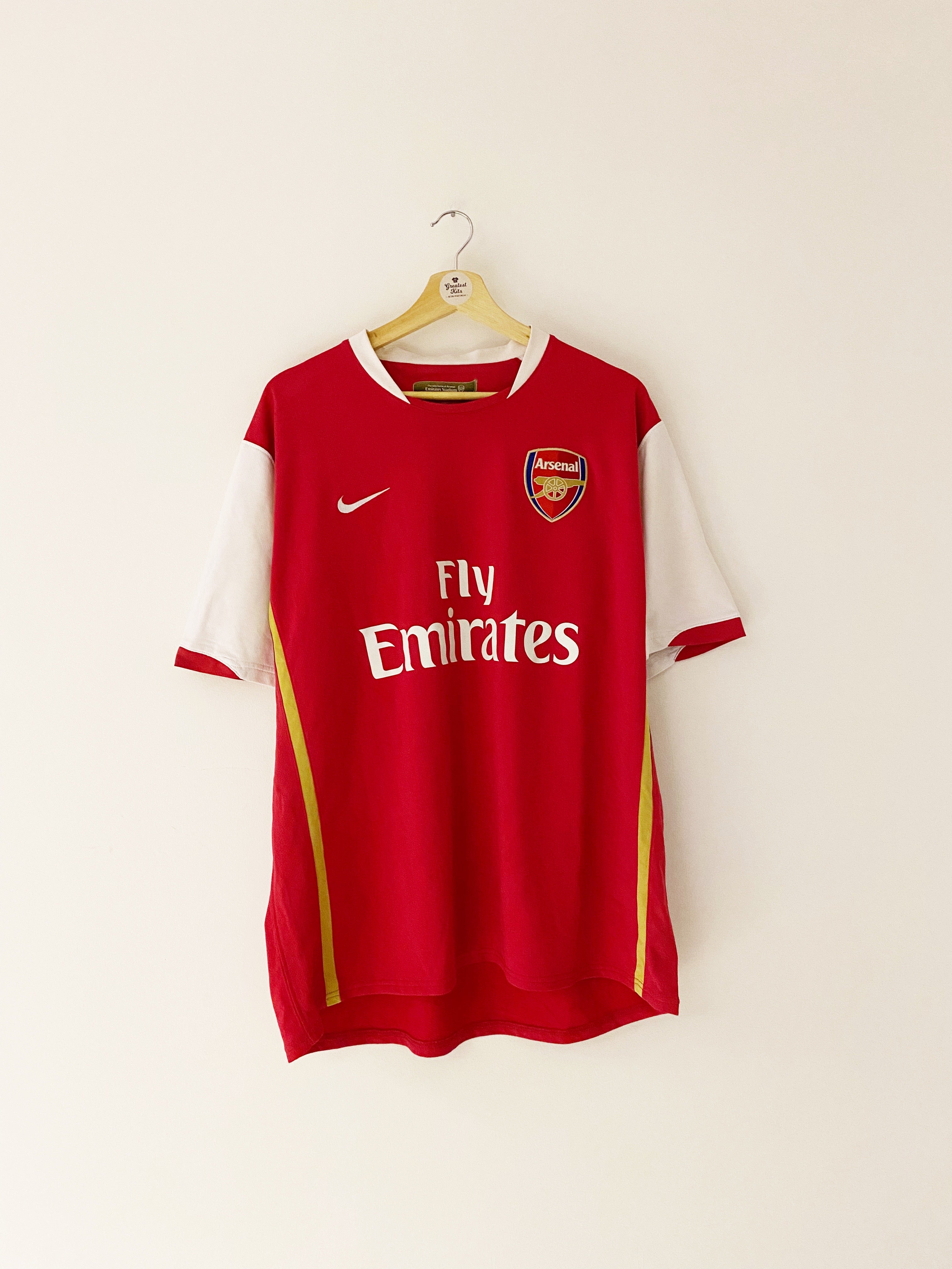 2006/08 Arsenal Home Shirt (XL) 9/10